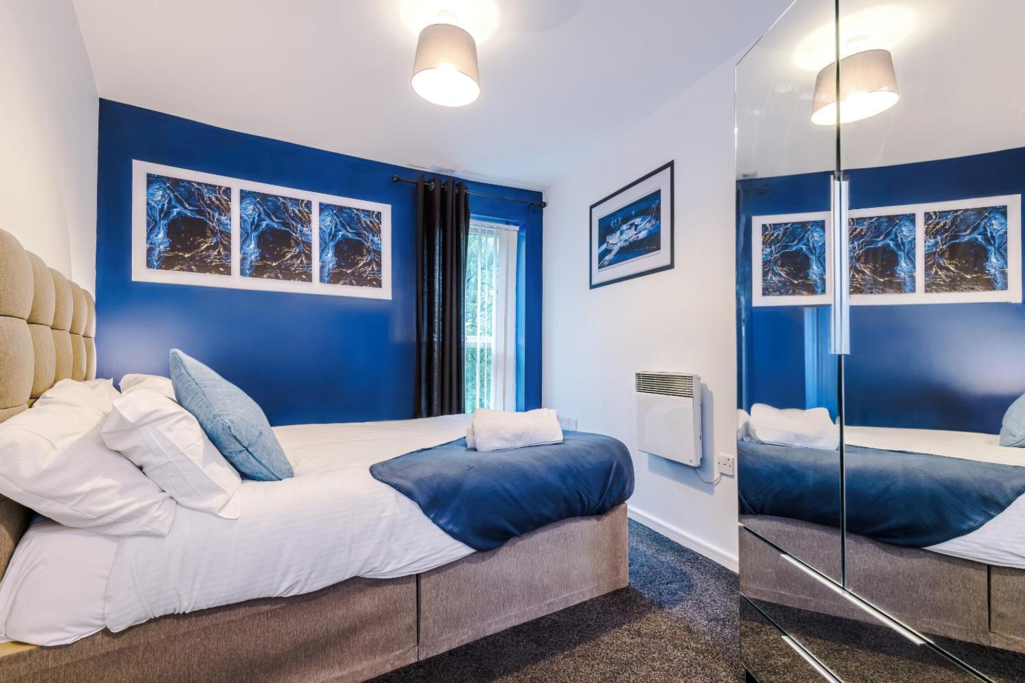 2 Bed Apartment With Balcony Private Parking Near Etihad Stadium, Coop Live Манчестер Екстер'єр фото